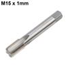 15mm Diameter HSS Metalworking Tap M15 x 1mm Pitch Metric Tap with Right Hand Thread for Industrial Applications