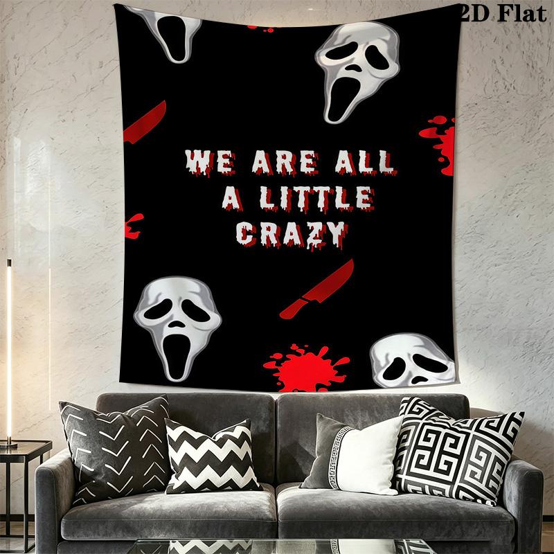 Dark Fantasy Wall Tapestry Gothic Art Space Tapestry Fashion Print Wallmounted Soft Home Decor Homestay Soft Decoration Tapestry
