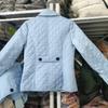 Cappotti Invernali da Donna in Piumino Casual Monopetto con Tasche Caldo Capispalla Vintage Maniche Lunghe Giacche Slim