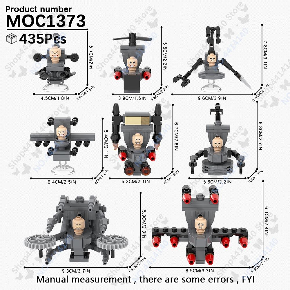 

MOOXI Аниме Серия Фигурки Скибиди Туалет Оператор Битва Робот Строительные Блоки Модель MOC Кирпичики Сделай Сам Монтессори Игрушки Детские Подарки