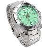 Casio Standard Analog Quartz Men's Watch MTP-VD01D-3E1V with Metal Band, Pastel Mint Green, International Model [Parallel Import]