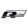 For Volkswagen For Volkswagen VW Rline R Polo Passat B5 B6 B7 Golf Jetta Touareg Bora CC 3D Car Grille Badge Side Decal Trunk Emblem Sticker zs0