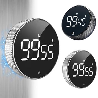 1-3PCS LED Digital Magnetic Timer Car Decoration Study Stopwatch Alarm for Classroom Cooking Baking Teaching Car