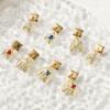 Y2K Creative Heart Moon Butterfly Star Bow Golden Pendant Italian Charm Links Fit 9mm Stainless Steel Bracelet Women DIY Making