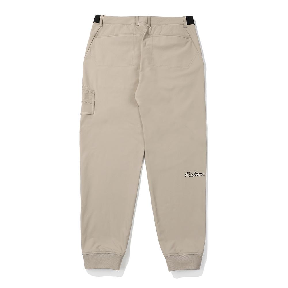 MALBON GOLF Basic Fleece-Lined Jogger Pants Beige (Man)