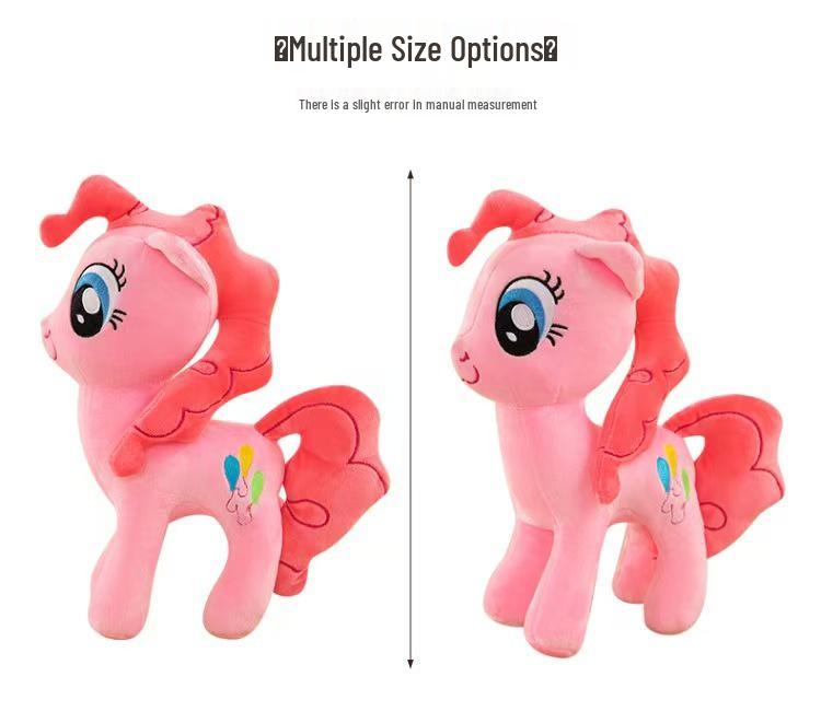 Trendy Internet Celebrity Pony Plush Doll Pillow - Cute Rag Doll Gift for Girls