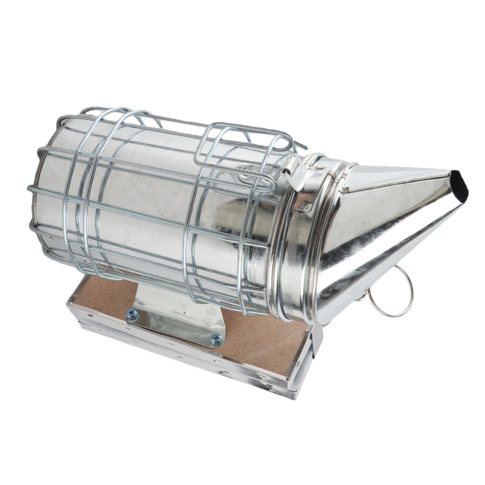 

Bee Smoker, Stainless Steel Smoke with ing ive Board, Iron Beekeeping Equipment to Calm Bees Safely