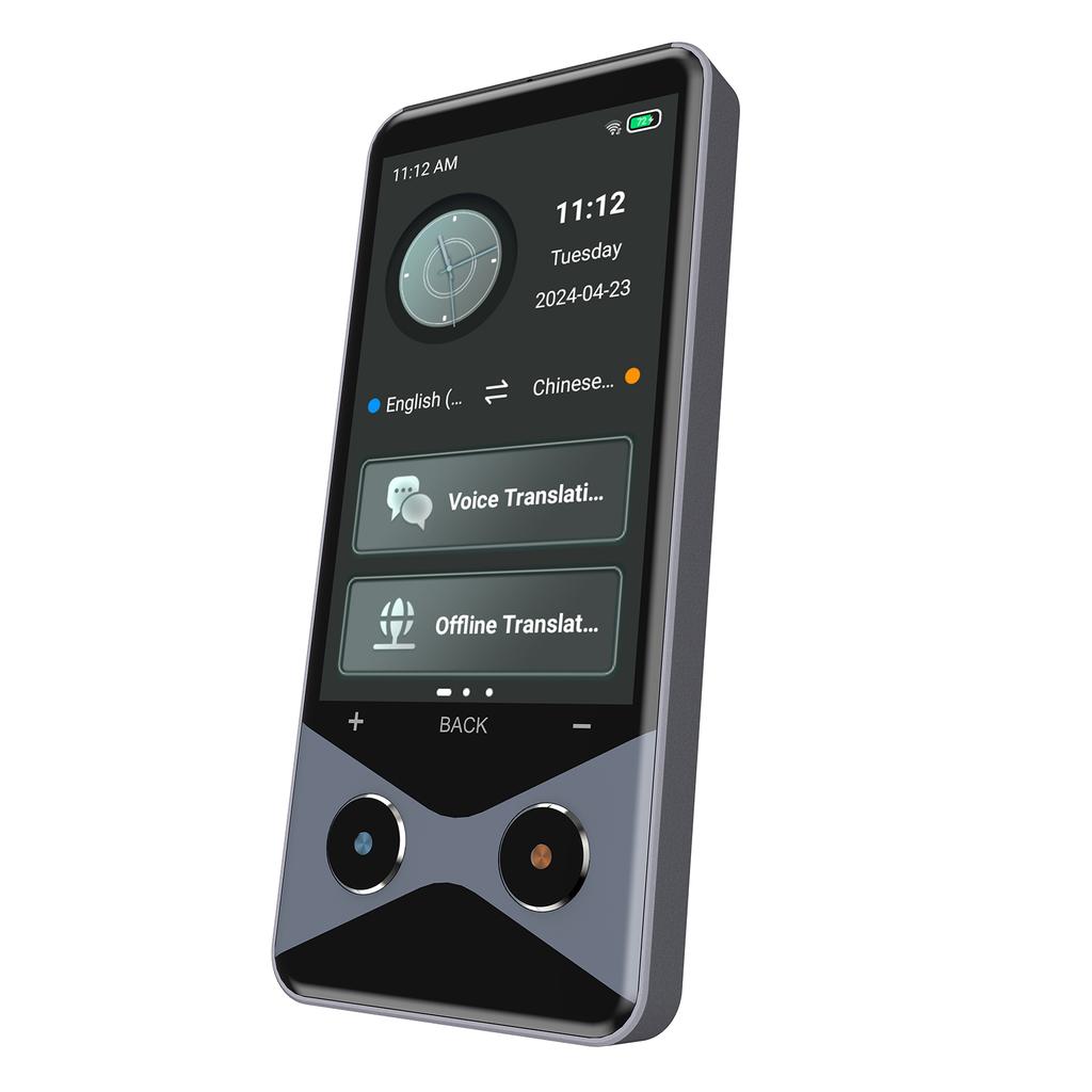 Language Translator Device Real-Time Translation Device Support 137 Languages 3.7    Touchscreen Portable Recording Photo Translator for Travel Busi