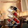 9 Slots Clear Acrylic Lipstick Holder Dustproof Transparent Cosmetic Organizer for Bathroom Countertop