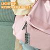 Mechanical Keyboard Switch Keychain Set Transparent Switches Stress Relief Toy Keyring with Metal Clip for Key Holder Decoration