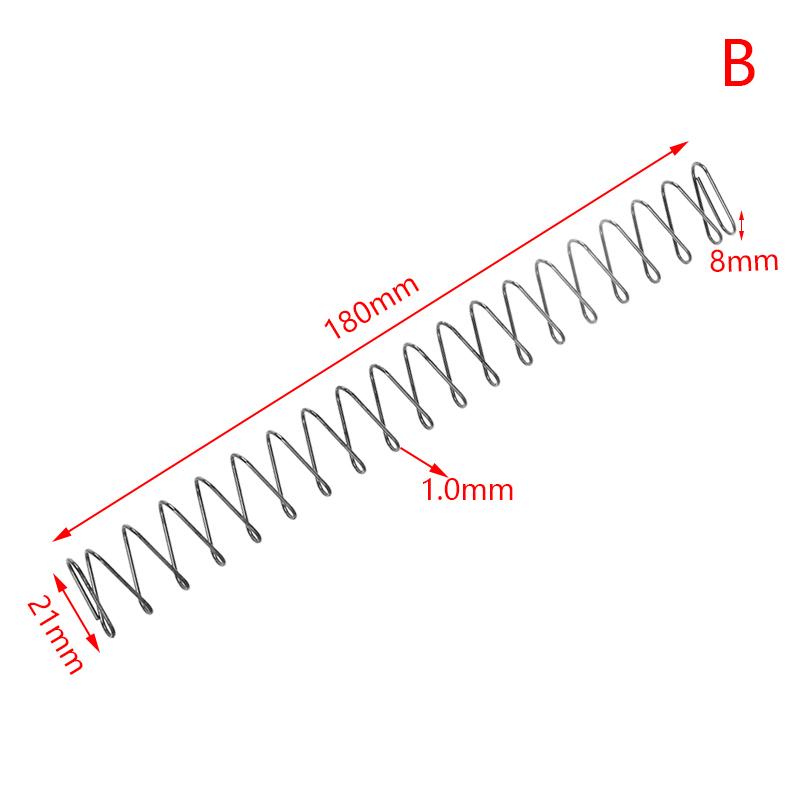 

Пружина сжатия квадратной плоской пружины диаметром проволоки 1,0 мм 1.0*8*21*180mm