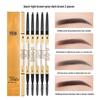 Ultra-Fine 3D Smudge-Proof Double-Ended Eyebrow Pencil with Triangle Tip