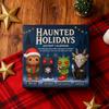 Haunted Holidays Advent Calendar 24-Day Countdown Box Multifunctional Festive Car Decoration for Christmas Fun