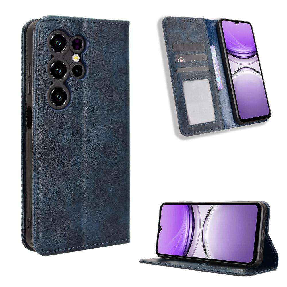 Flip Cases for Oukitel C2 2025 PU Leather Full-Body Protection Shockproof Durable Retro Phone Case