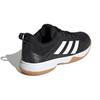 New Adidas Ligra 7 Indoor J Breathable Lightweight And Wear Resistant Badminton Shoes Black Back Teenagers FZ4681