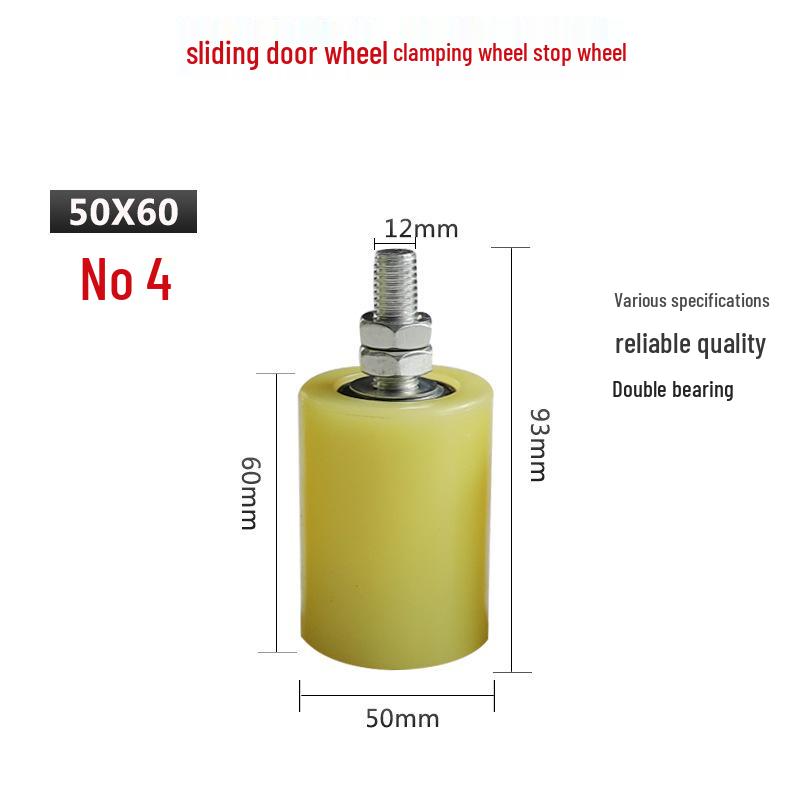 Nylonové kladkové kolečko posuvných dveří pro elektrickou dráhu a dopravníkový pás