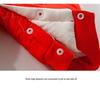 Autumn Winter Newborn Bodysuit: Thick Quilted Red Jumpsuit, Ideal for New Year and Visits