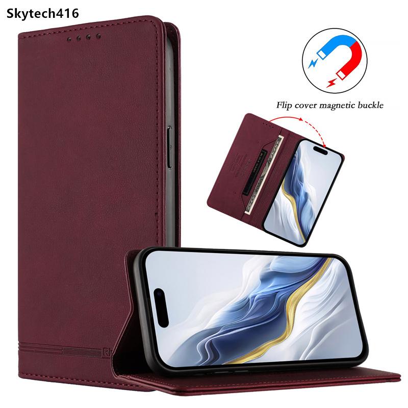 Flip Leather Case For Cubot A10 A20 A30 A40 Max 5 Note 40 60 P50 P90 X100 Casing Phone Cover Wallet Card Slot Shockproof Anti-Drop