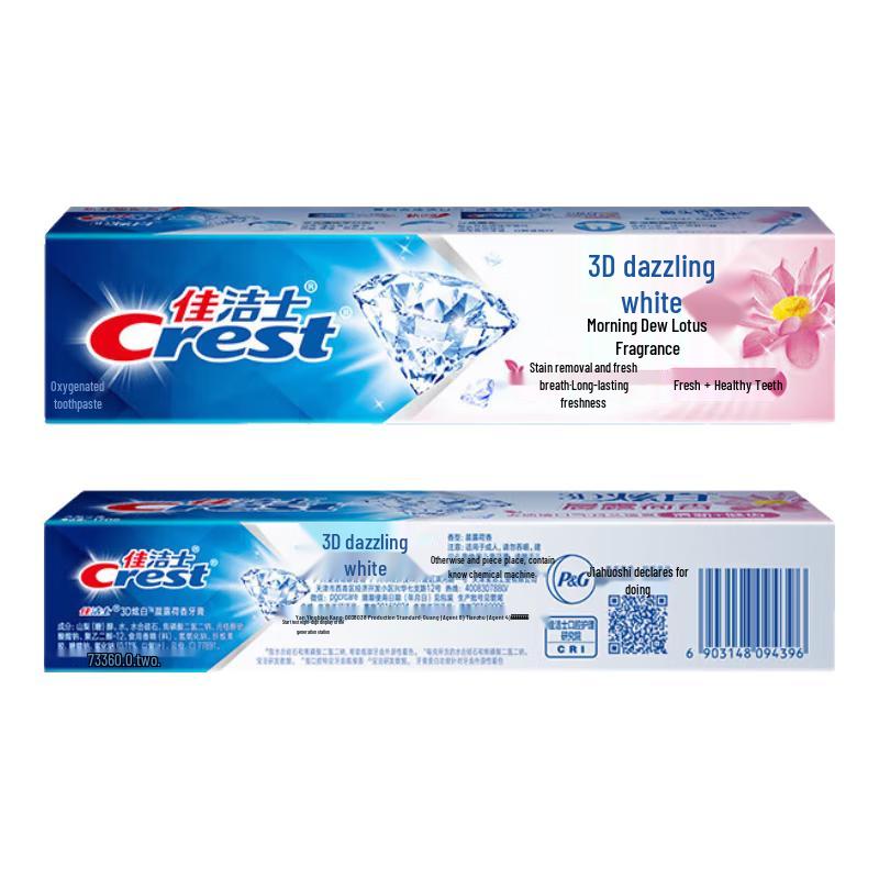 Crest 3D White Morning Dew & Lotus Toothpaste