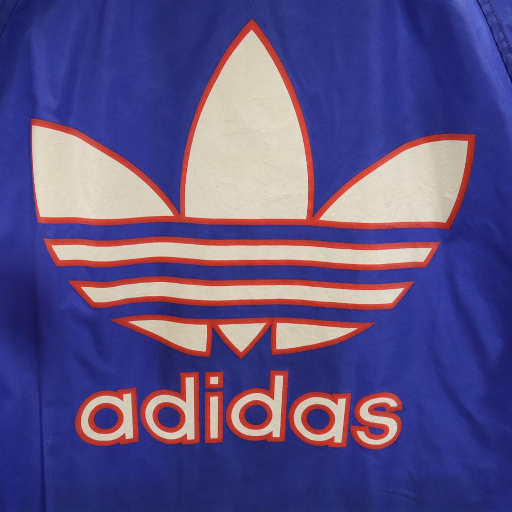 Adidas 80s Made In Japan, Made by Descente, Vintage Back Trefoil Logo Nylon Jacket Women Used
