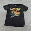 GM T-Shirt Mens Size M Black Corvette High Performance Racing Graphic Cotton Tee