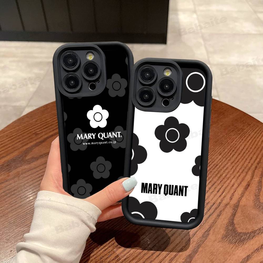Fashion Brand Q-Quant Mary Silicone Soft Phone Case For IPhone 17 16 14 13 12 11 15 Pro Max Plus Air Cover