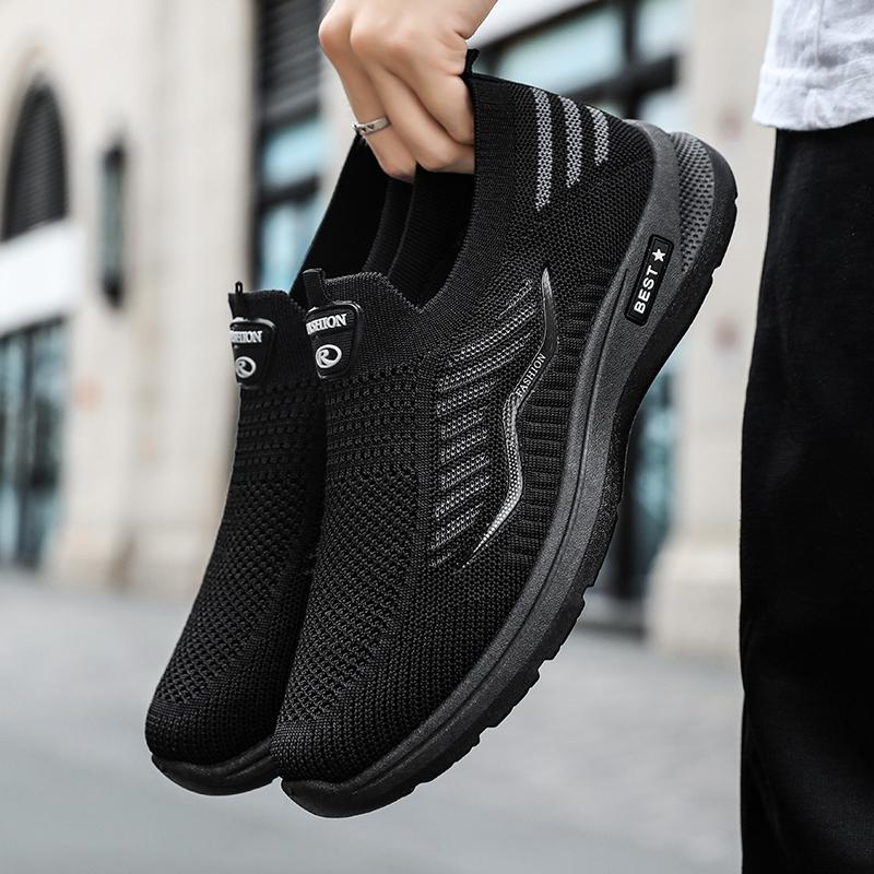 Mode Mode Sommer Schuhe Herren Freizeit Schuhe Netz outdoor Atmungsaktiv Slip-on Flache Schuhe Herren Sneaker Bequem Wasser Loafer Zapatos