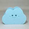 Storage Box Cloud Shape Waterproof Desktop Organizer with Rounded Edges Cute Macaron Colors Holder for Pens Makeup Brushes