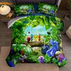 Pikmin Bugs Duvet Cover Set King Queen Double Full Twin Single Size Bed Linen Set
