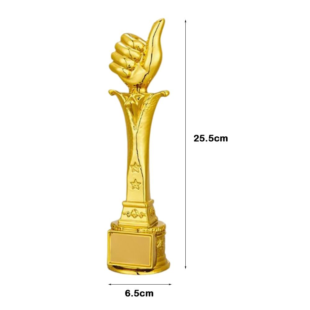 Crown Pentagram Competition Trophy Medal Universal Golden Color Pentagram Trophy Gold Color Souvenir Plastic Model