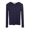 Korean Dongdaemun Slimming Long-Sleeve Figure-Flattering Women's Base Layer Top with Same-Day Delivery