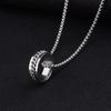 Brand All-Match Ring Necklace Dual-Use Men'S Pendant Simple Women'S Hip-Hop Personality Titanium Steel Accessories