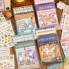 MINKYS New 20 sheets/Piece Cartoon Decorative Sticker Book for Scrapbooking DIY Journal Sticker Cute Stationery Kids Gift