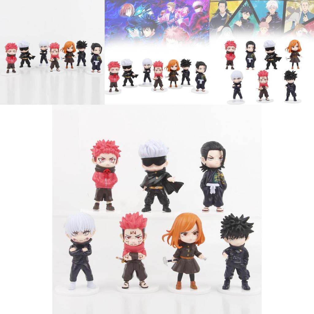 High Quality 10.5cm Jujutsu Kaisen Itadori Yuji Sukuna Chibi Pvc Figure For Collectors