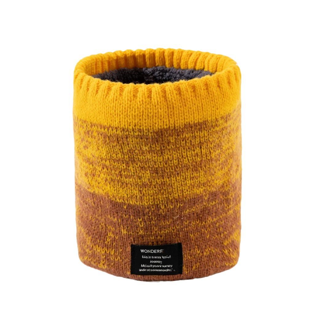 Unisex Doppelschichtiger Dickstrickschal für Kaltwetter-Radfahren