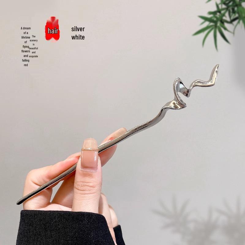 Traditional Sandalwood Hairpin for Chinese Cheongsam & Hanfu Updo