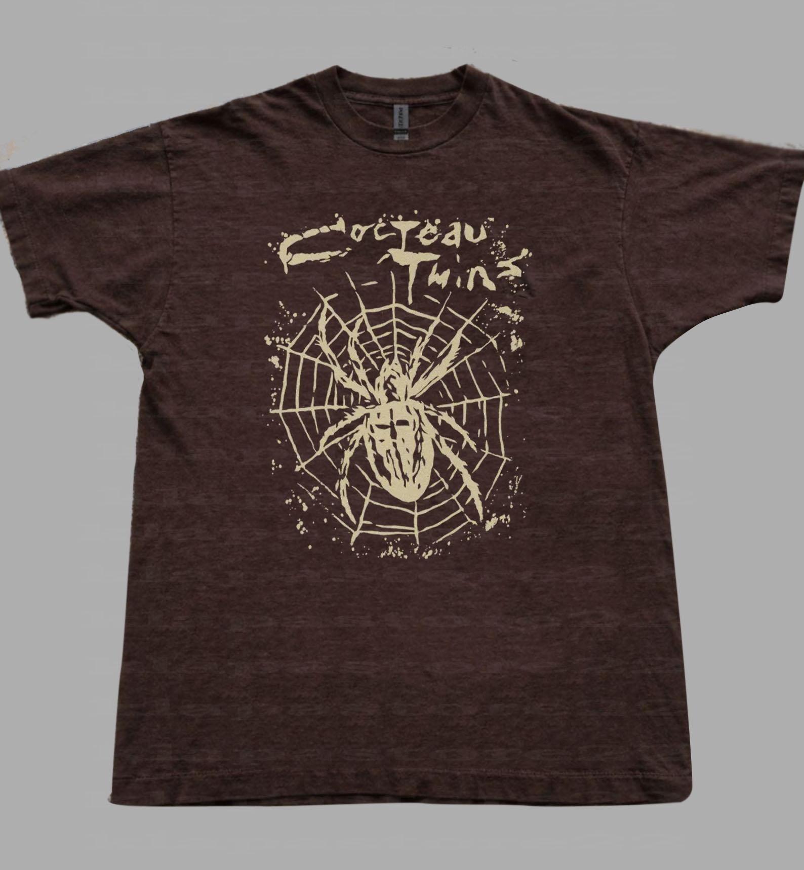 Cocteau Twins Spider Web Graphic Tee, 90s Style Band Shirt 4XL