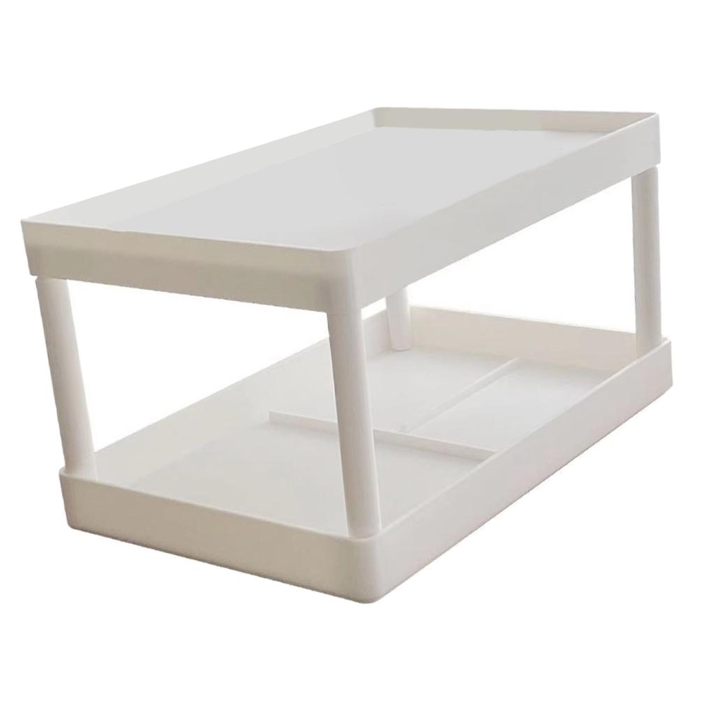 Makeup Stand 2 Layer Organizer Bedroom Office Student Dormitories Desktop Debris Storage Rack Small