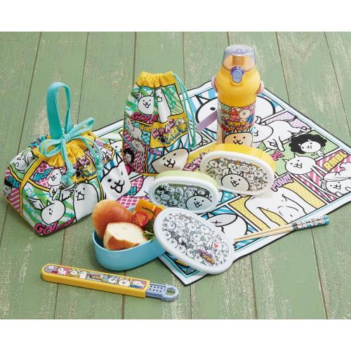 Skater Children's Cup Bag, 21 x 15 cm, The Battle Cats 23, Made in Japan, KB62-A