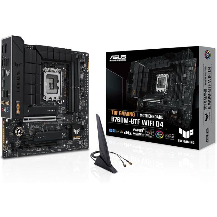 Základní deska - ASUS - TUF GAMING B760M-BTF WIFI D4 - Patice LGA1200 - Micro ATX - DDR4 SDRAM