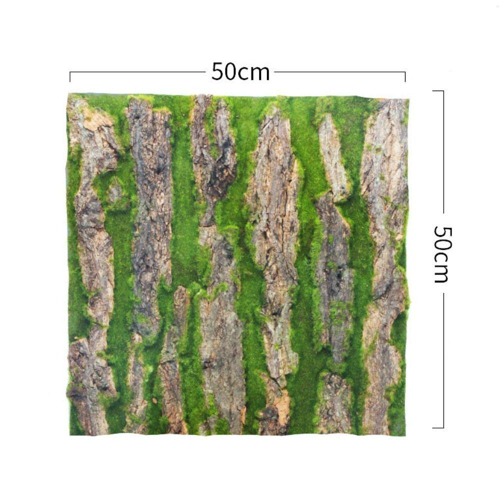 DIY Green Plant Bark Beautiful Water Pipe Pillar Cover Fake Tree Bark  Wall Decoration