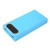 6x21700 Battery Power Bank Case 21700 Battery Box DIY Power Bank Box With LCD Display for Phone Blue
