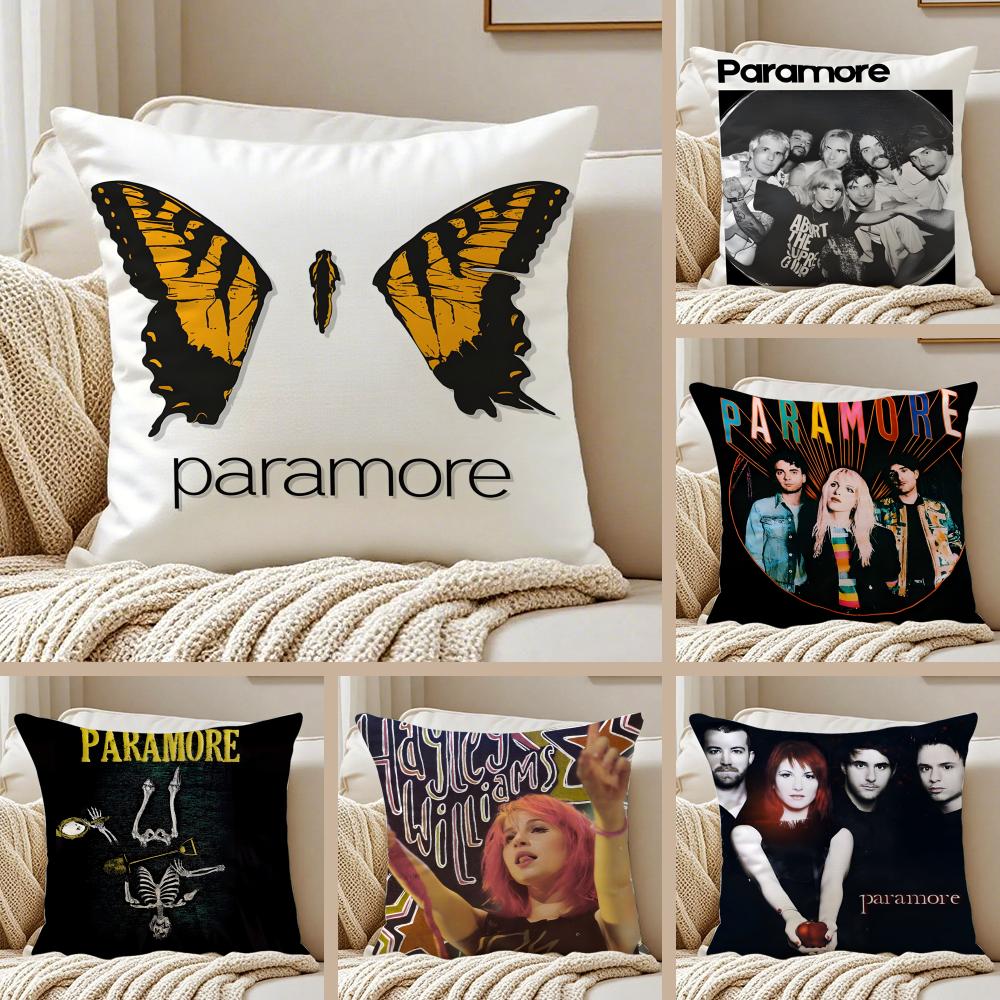 Band PopPunk PParamore Cushion Cover Pillowcase Antidustmite living Room Sofa Decor Cushion Room