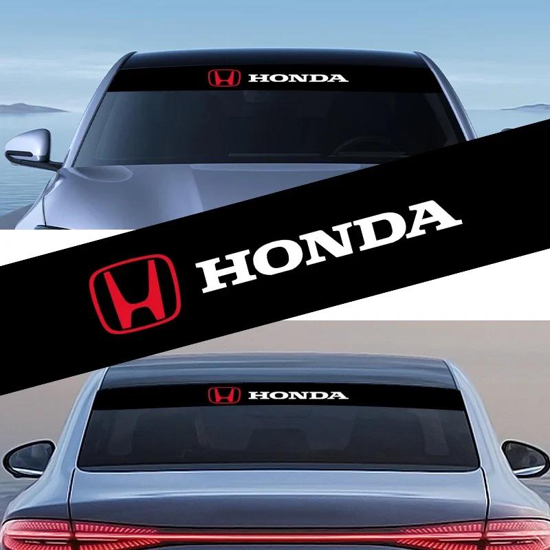 FIT Auto Nové Honda Auto Samolepky na přední sklo Přední a zadní dekorativní znaky Pro Honda Mugen TypeR Jazz Civic Accord FIT H