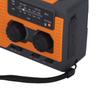 Solar Hand Powered Radio Emergency  r LED Flashlight IPX3 Waterproof Radio with Hand Crank 5000mah Battery