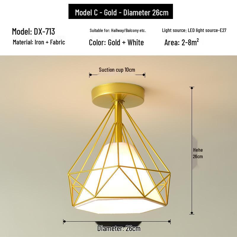 Nordic Minimalist Pendant Light - Industrial Diamond Three-Head Design for Restaurants and Bars