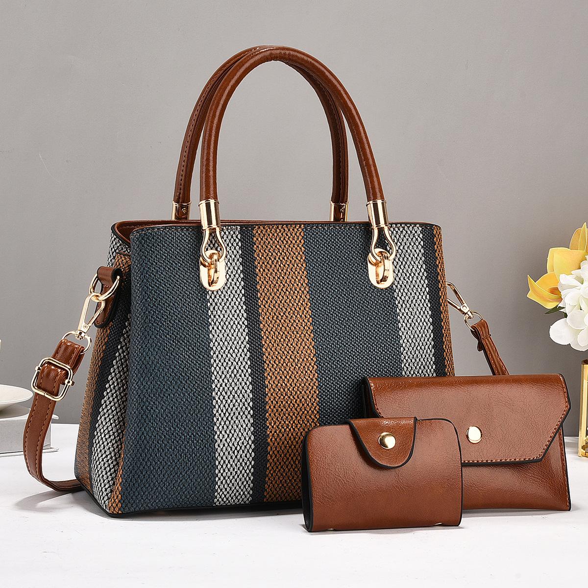 

Набор из 3 предметов Кожаные Роскошные Сумки Кошельки Женские Сумки Дизайнерская Женская Сумка Через Плечо Кроссбоди Тренд 2024 Женские Сумки Мессенджеры