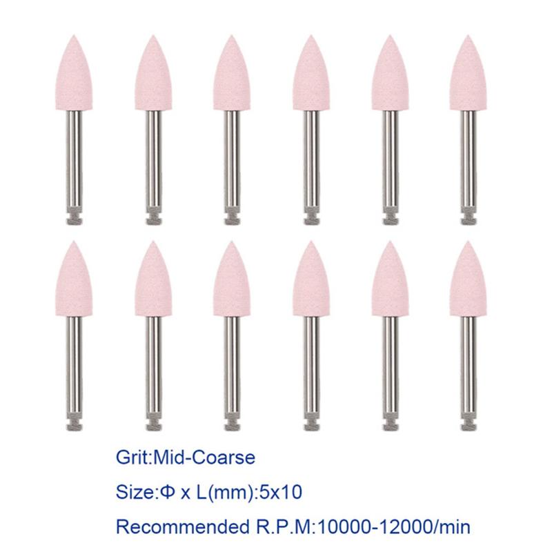 Dental Silicone Polisher 12Pcs/Pack For Contra Angle Handpiece Porcelain Polishing Composite Teeth Polish Dentistry Tool