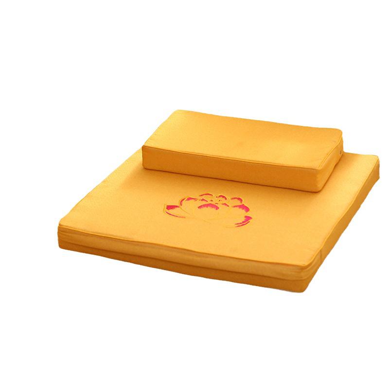 Thickened Meditation & Prostration Zafu Cushion: Removable, Washable Kneeling Mat