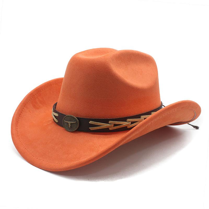 Knot Embroidered Wide Brim Hat With Polyester Wool For Spring Summer Cultural Fashion